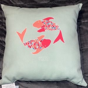 Zodiac (Pisces) Decorative Throw Pillow! 18X18